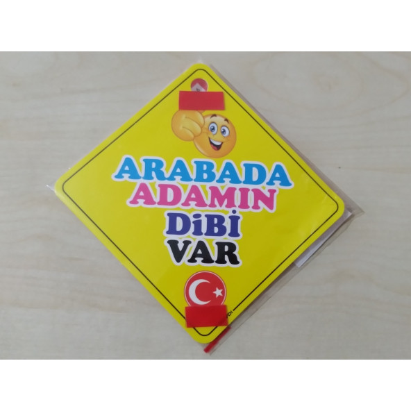 CAM İÇİ SARI DEKOR PLAKA KARE ADAMIN DİBİ (11x11cm) YAPIŞTIRMALI (Dekor Levha) SARI PLAKA ürün görseli