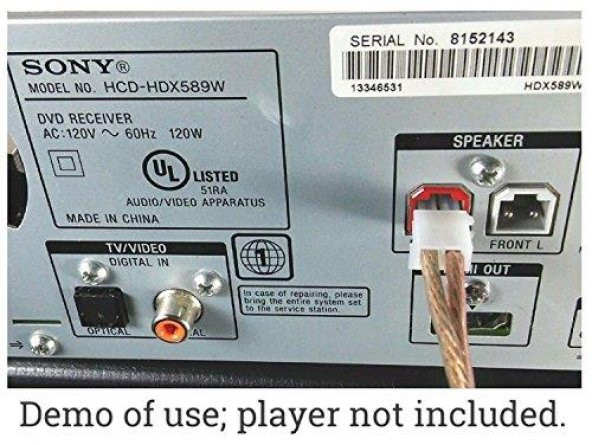 Sony ve Samsung DVD/BluRay Hoparlör Çevirici 2 Adet Şeffaf - 7