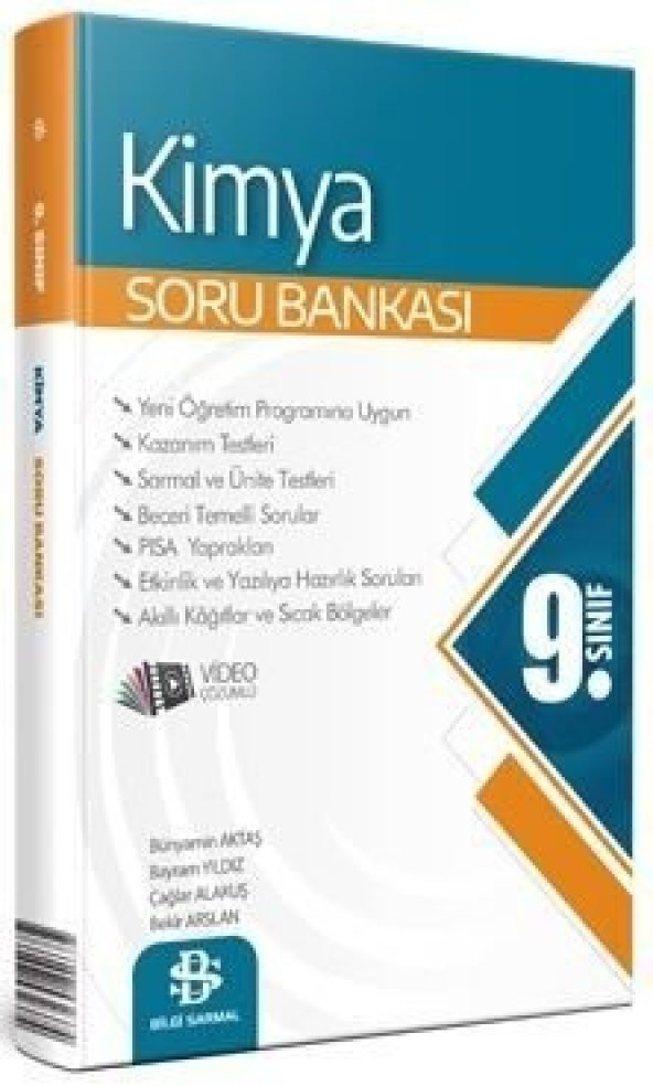 9. Sınıf Kimya Soru Bankası Bilgi Sarmal Yayınları