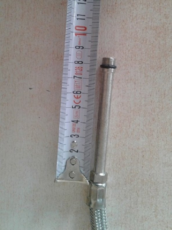 1 AD 70 CM UZUN UÇ ARMATÜR ÇELİK ÖRGÜLÜ BAĞLANTI HORTUMU ürün görseli