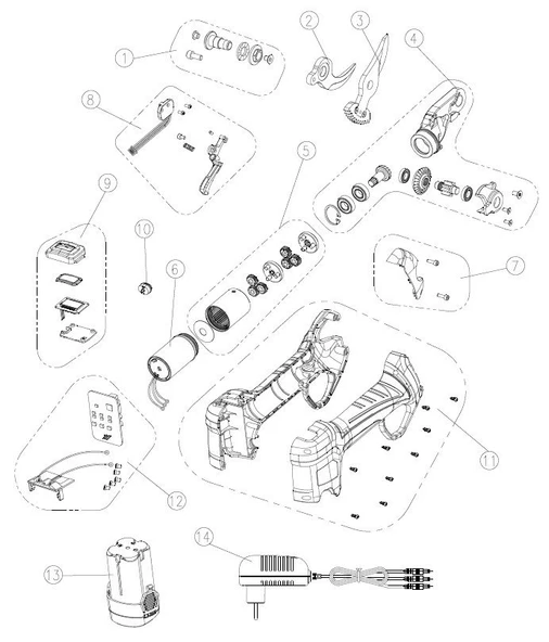 Palmera F350108 Tetik ve Tetik Kablosu Kit - Palmera F35 - 2