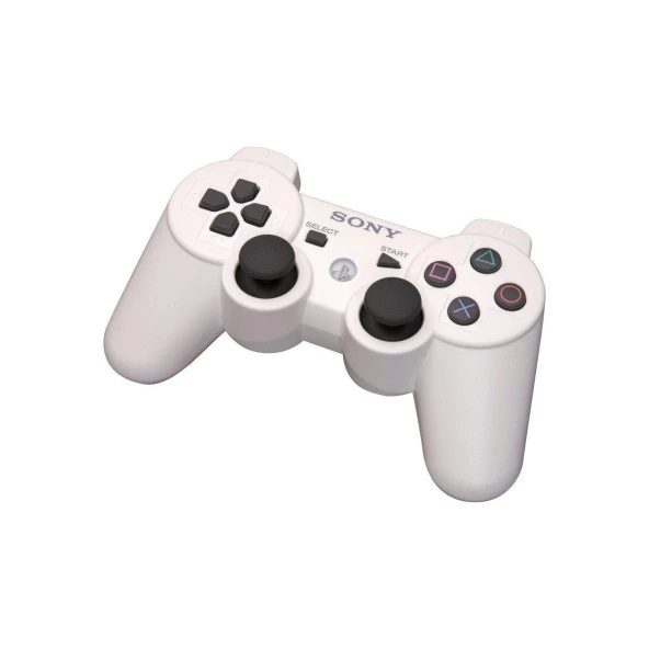 Sony PS3 Joystick PS3 Kol Beyaz Şarj Kablosu ile Birlikte