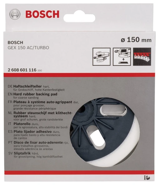 Bosch - 150 mm Zımpara Tabanı Sert (GEX) - 2