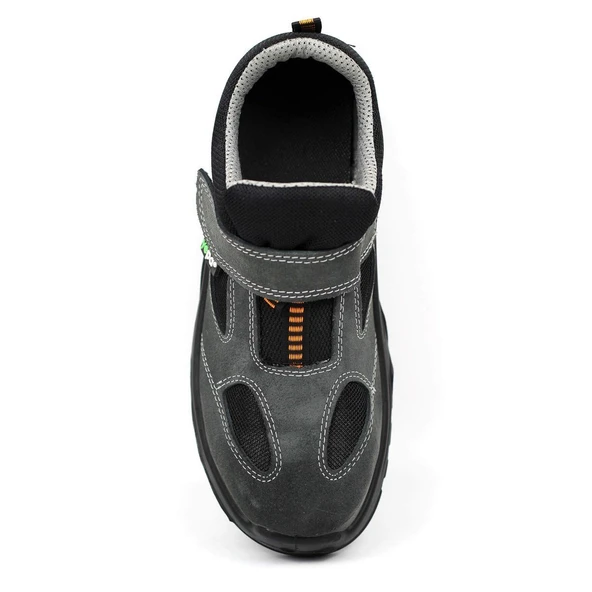 Yepa B34 14-53 Gri Süet Yazlık Çelik Burunlu İş Ayakkabısı 39 Numara - 4