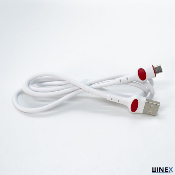 Winex GFZ115 Micro 3.0A Hızlı Şarj ve Data Kablosu 1M Beyaz - 3