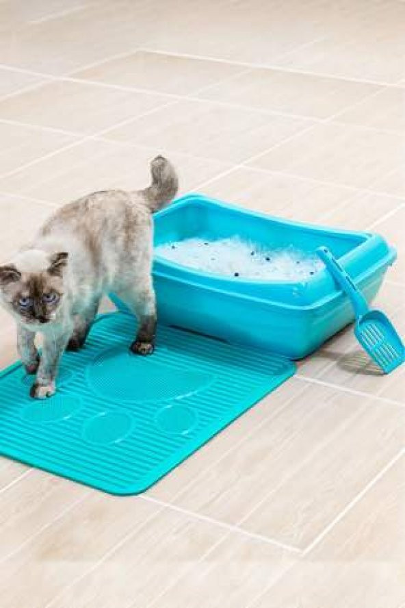 Kedi Kum Toplayıcı Tuvalet Önü Paspası