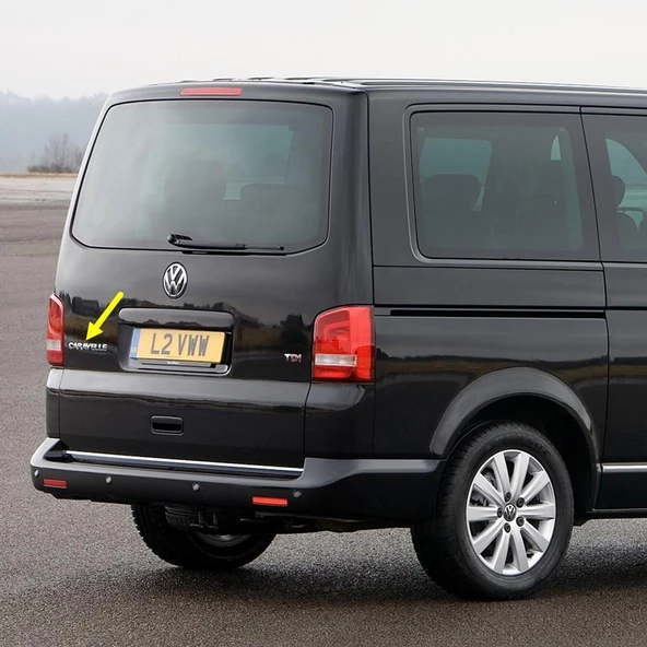 VW Transporter T6 2011-2015 Arka Bagaj Caravelle Yazısı 7E9853687