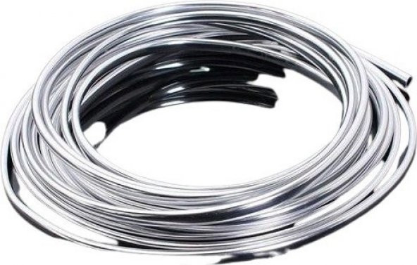 HLD Krom Trim Fitilli Yeni Nesil Araç Içi Ip Şerit Balık Sırtı Nikelajlı