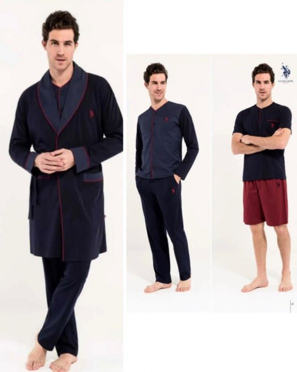 Polo 12001 Erkek Ropteşambr 5 Li Çeyiz Seti - 9