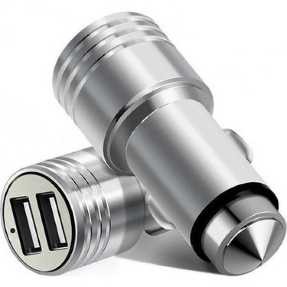 Halidi Araç Içi Çakmaklık USB Çoğaltıcı Çift USB