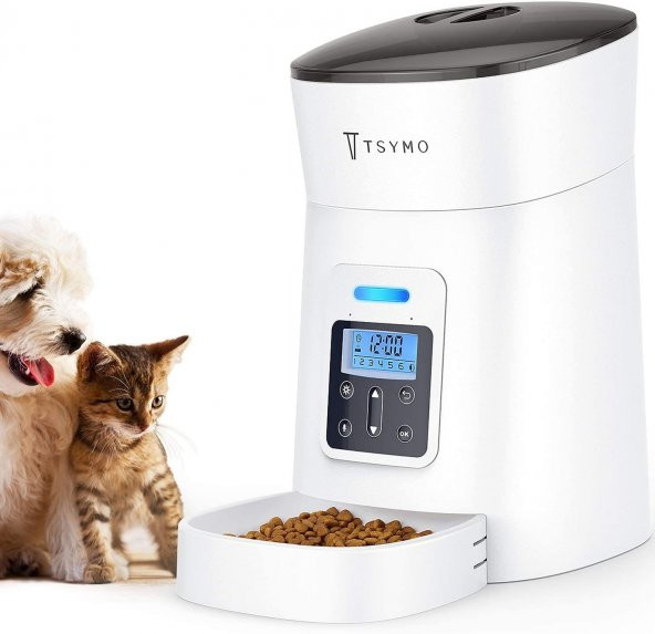 TSYMO Otomatik Kedi, Köpek Mama Kabı