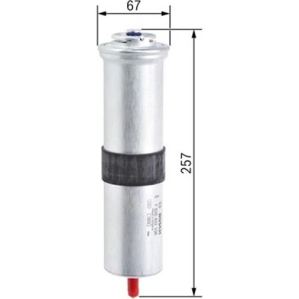 Bosch Yakıt Filtresi E90 316D-318D-320D 05 E84 X1 09 F026402106