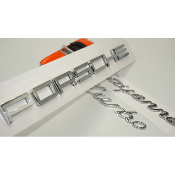 Porsche Cayenne Turbo Bagaj 3M 3D ABS Yazı Logo Amblem Seti ürün görseli