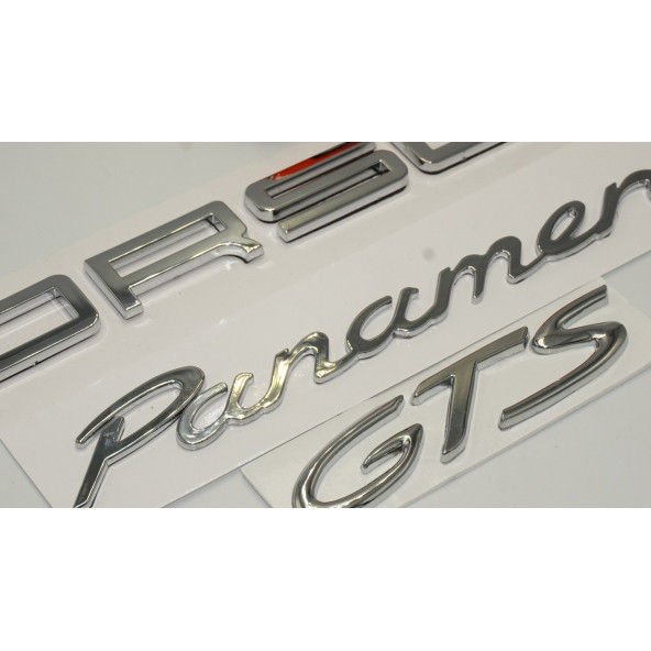Porsche Panamera GTS Bagaj 3M 3D ABS Yazı Logo Amblem Seti - 3