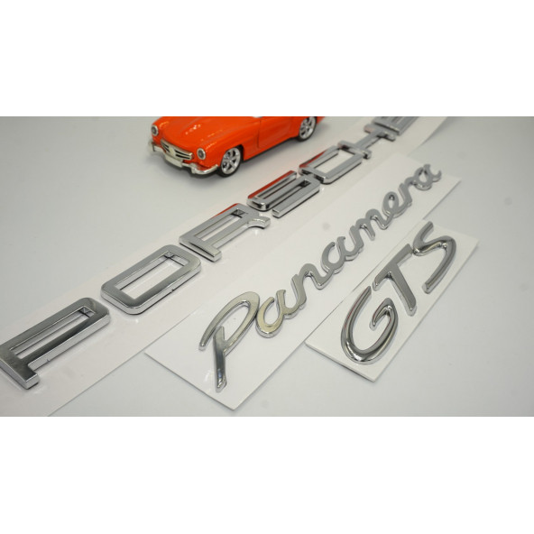 Porsche Panamera GTS Bagaj 3M 3D ABS Yazı Logo Amblem Seti - 4