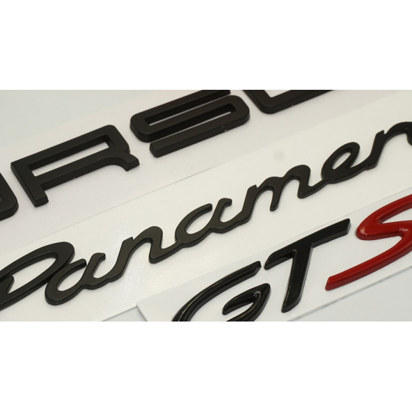 Porsche Panamera GTS Bagaj 3M 3D ABS Yazı Logo Amblem Seti - 3