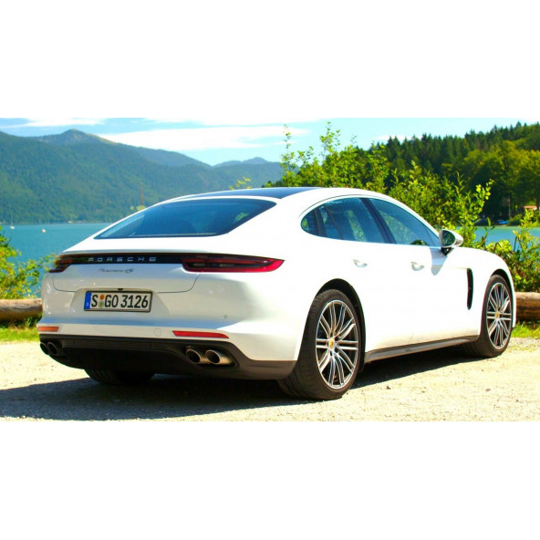 Porsche Panamera 4S Bagaj 3M 3D ABS Yazı Logo Amblem Seti - Resim 5