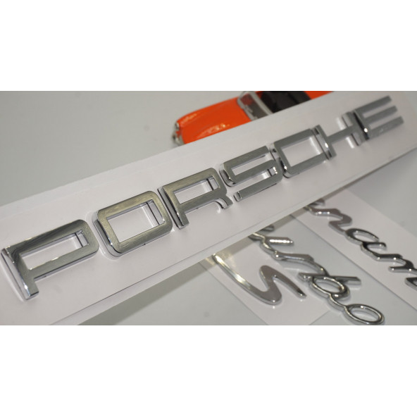 Porsche Panamera Turbo S Bagaj 3M 3D ABS Yazı Logo Amblem Seti