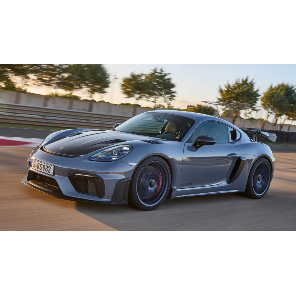 Porsche Cayman GT4 Bagaj 3M 3D ABS Yazı Logo Amblem Seti - 4