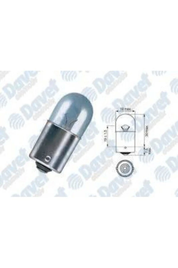 Ampul - Eco - 12 V - R5w - 5 W - Ba15s Narva 17171