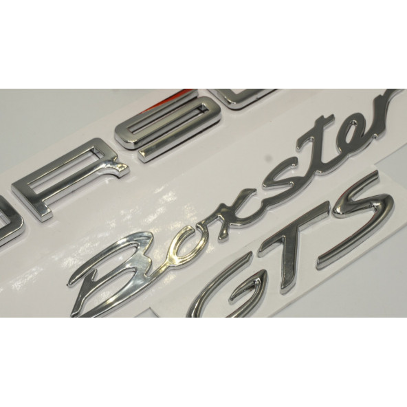 Porsche Boxster GTS Bagaj 3M 3D ABS Yazı Logo Amblem Seti - 3
