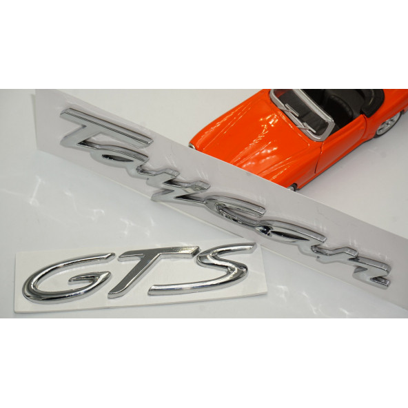 Porsche Taycan GTS Bagaj 3M 3D ABS Yazı Logo Amblem Seti - 4