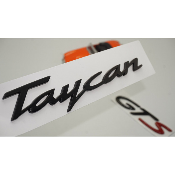 Porsche Taycan GTS Bagaj 3M 3D ABS Yazı Logo Amblem Seti