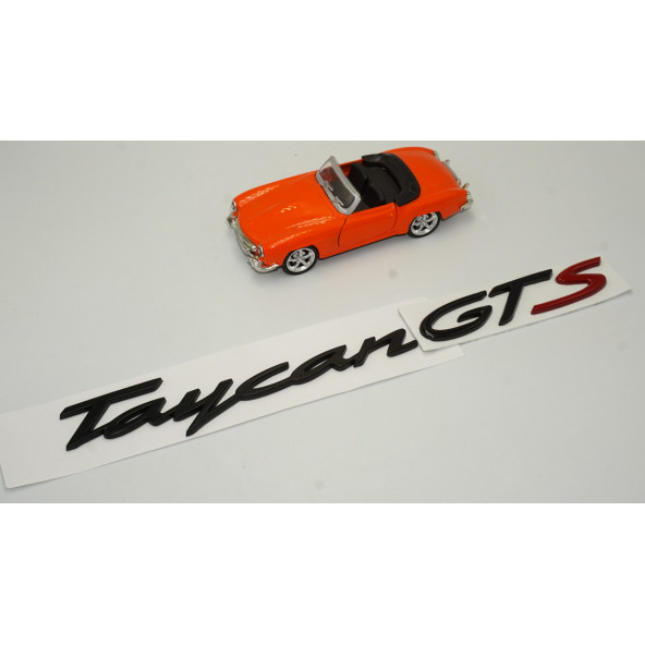 Porsche Taycan GTS Bagaj 3M 3D ABS Yazı Logo Amblem Seti - Resim 2