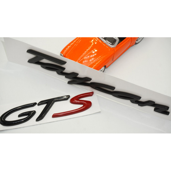 Porsche Taycan GTS Bagaj 3M 3D ABS Yazı Logo Amblem Seti - Resim 4