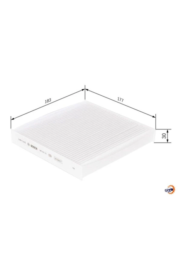 Polen Filtresi Honda Jazz Iı 1.2-1.3-1.4 2002-2008 1987432115 ürün görseli 1