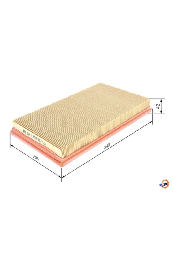 Hava Filtresi Vectra B 1.6 Ie-1.8 Ie-2.0 Ie 96-02 1457433740 ürün görseli 1