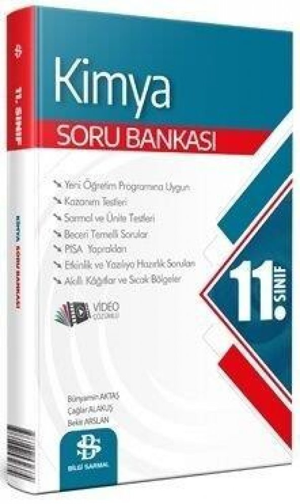 11. Sınıf Kimya Soru Bankası Bilgi Sarmal Yayınları