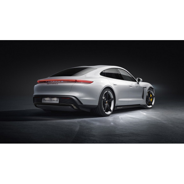 Porsche Taycan Turbo Bagaj 3M 3D ABS Yazı Logo Amblem Seti - Resim 5