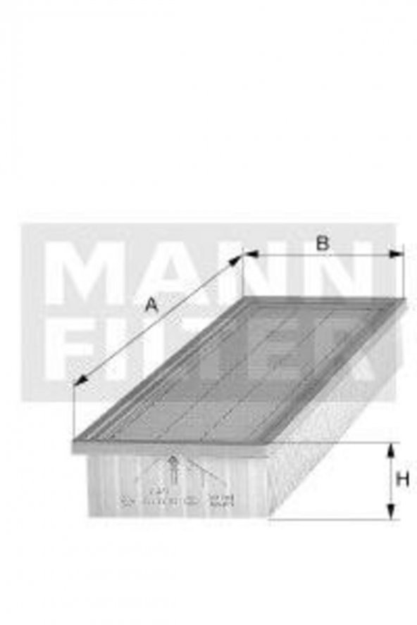 Hava Filtresi Hng E1171l - 5-f10 Lci -f11 Lci- X3-f25-x4-f26-x5 F15 Dx B47 - Model Yılı: 14-18