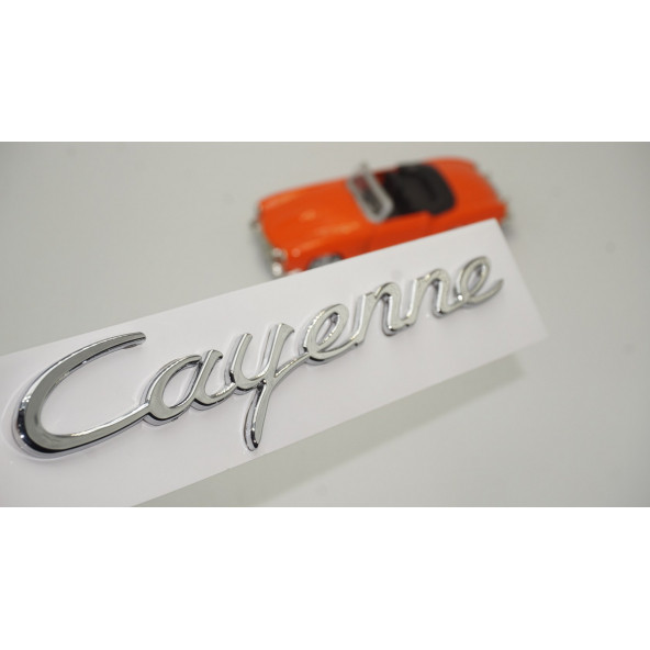 Porsche Cayenne Bagaj 3M 3D ABS Yazı Logo Amblem