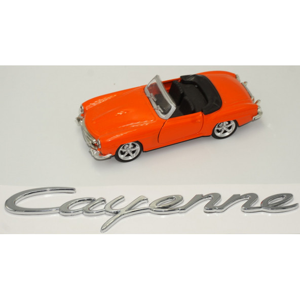 Porsche Cayenne Bagaj 3M 3D ABS Yazı Logo Amblem - 3