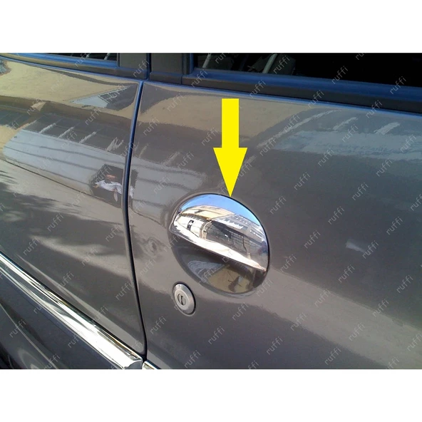 Toyota Aygo Krom Kapı Kolu 2 Kapı 2005-2014 Paslanmaz Çelik