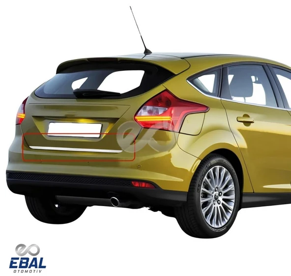 Ford Focus 3 Krom Bagaj Alt Çıtası 2010-2018 Arası P. Çelik (HB) - Resim 3