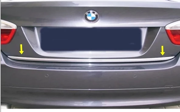 BMW 3 seri E90 Krom Alt Bagaj Çıtası 2005-2012 P. Çelik ürün görseli