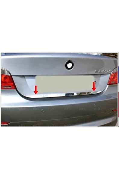 BMW 5 seri E60 Krom Bagaj Alt Çıtası 2003-2010 P. Çelik ürün görseli