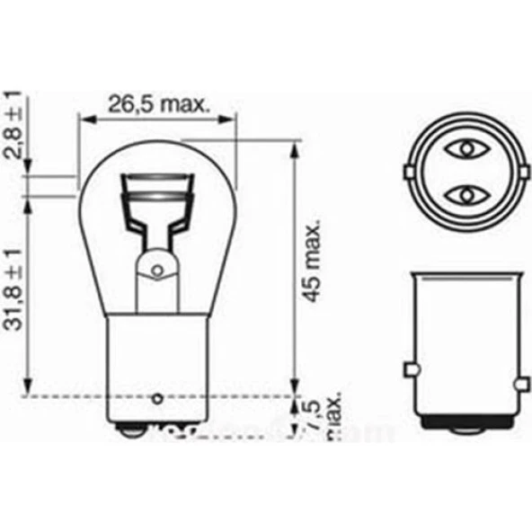 BOSCH FIAT PUNTO 1016 Ampul / Sinyal Ampulü 2012 - 2017