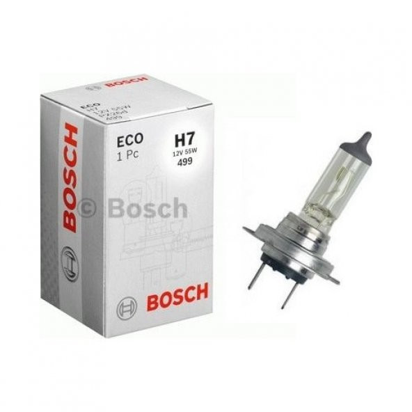 Bosch 12 Volt 55W H7 Bosch Ampul 1987302804