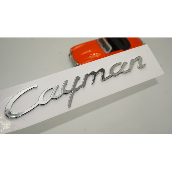 Porsche Cayman Bagaj 3M 3D ABS Yazı Logo Amblem