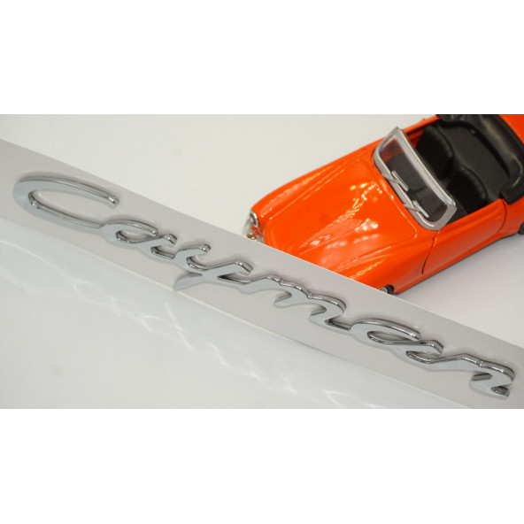 Porsche Cayman Bagaj 3M 3D ABS Yazı Logo Amblem - Resim 4