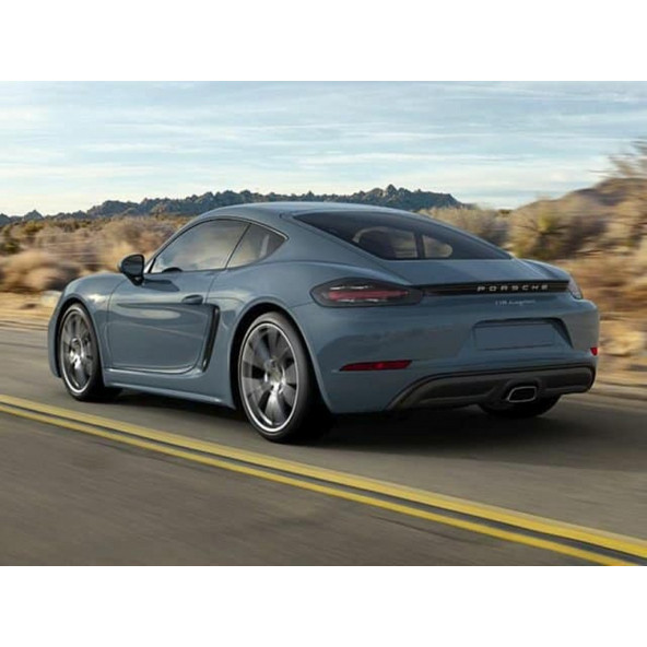 Porsche Cayman Bagaj 3M 3D ABS Yazı Logo Amblem - Resim 6