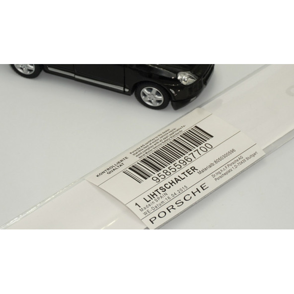 Porsche Cayman Bagaj 3M 3D ABS Yazı Logo Amblem - Resim 7