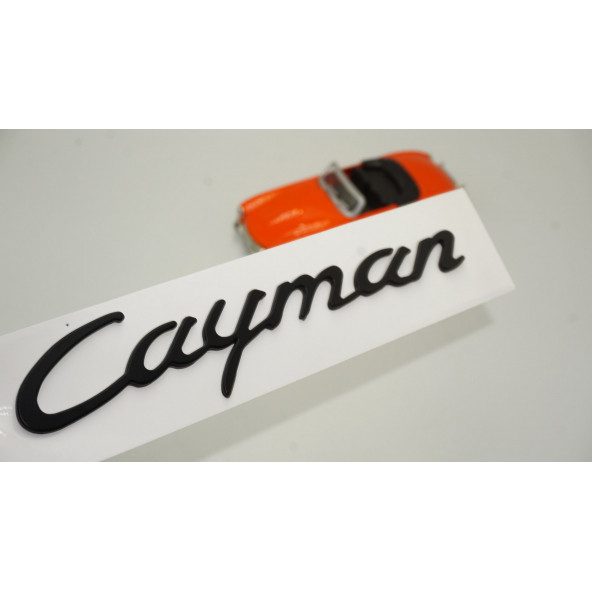 Porsche Cayman Bagaj 3M 3D ABS Yazı Logo Amblem