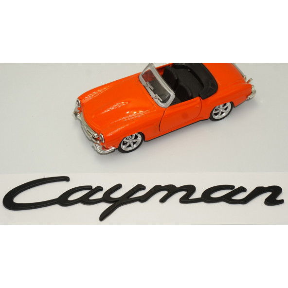 Porsche Cayman Bagaj 3M 3D ABS Yazı Logo Amblem - 3