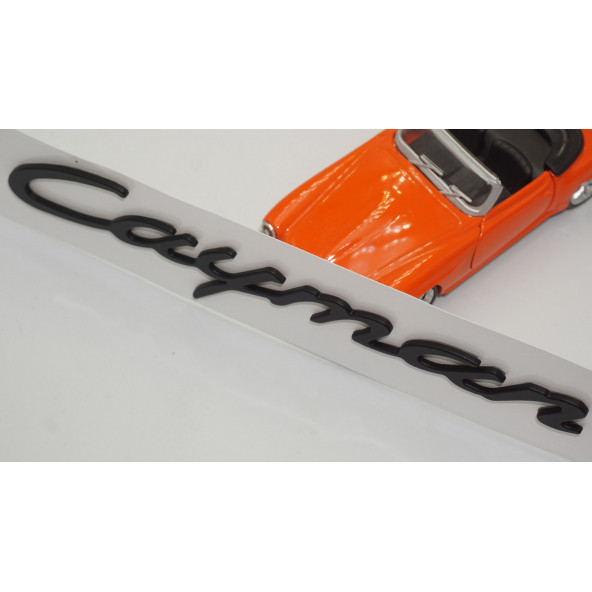 Porsche Cayman Bagaj 3M 3D ABS Yazı Logo Amblem - 4