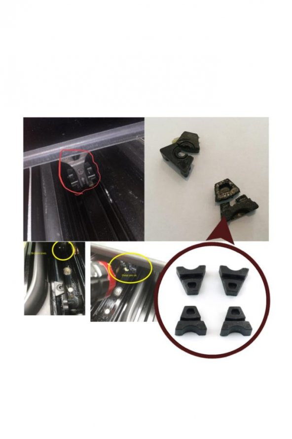 Sunroof Kızak Klipsi Mercedes Cla A C E Class W176 W177 W205 C207 C117 - 5